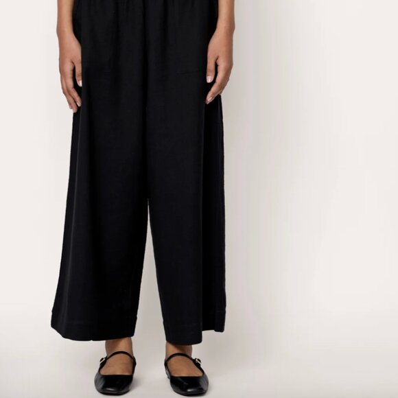 Laude the Label Everyday Pant in Black Cotton - S - Picture 9 of 9